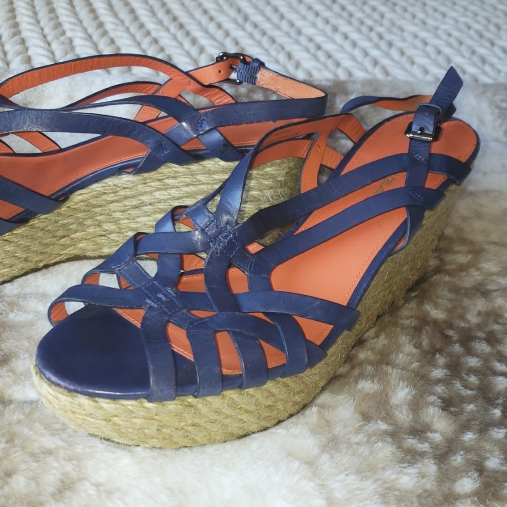 HOT Via Spiga Wedge Heel Sandals - SIZE 10!